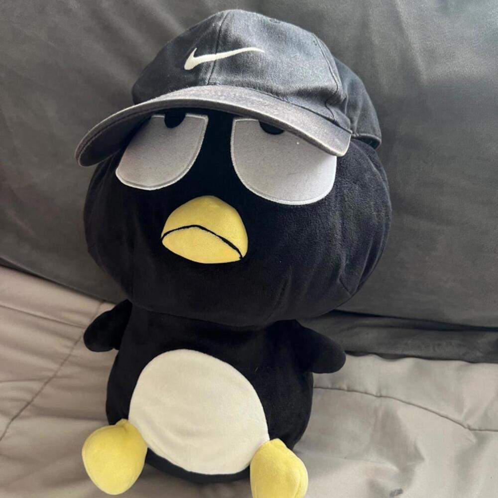 Worn Black Nike Cap with White Swoosh | Adjustable Fit